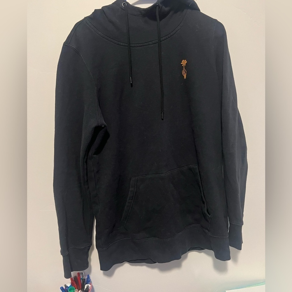 Volcom Black Cowl Neck Sweater